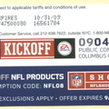 NFL Kickoff Concert 2008 Columbus Circle Metrocard